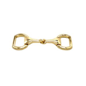 Fashion PU Shoe Front Upper Alloy Stright Link Chain Buckle